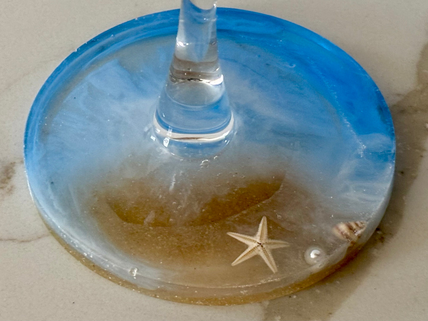 🥂 Resin Base Wine Glass