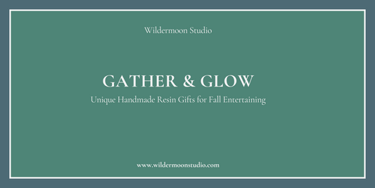 Gather & Glow: Unique Handmade Resin Gifts for Fall Entertaining