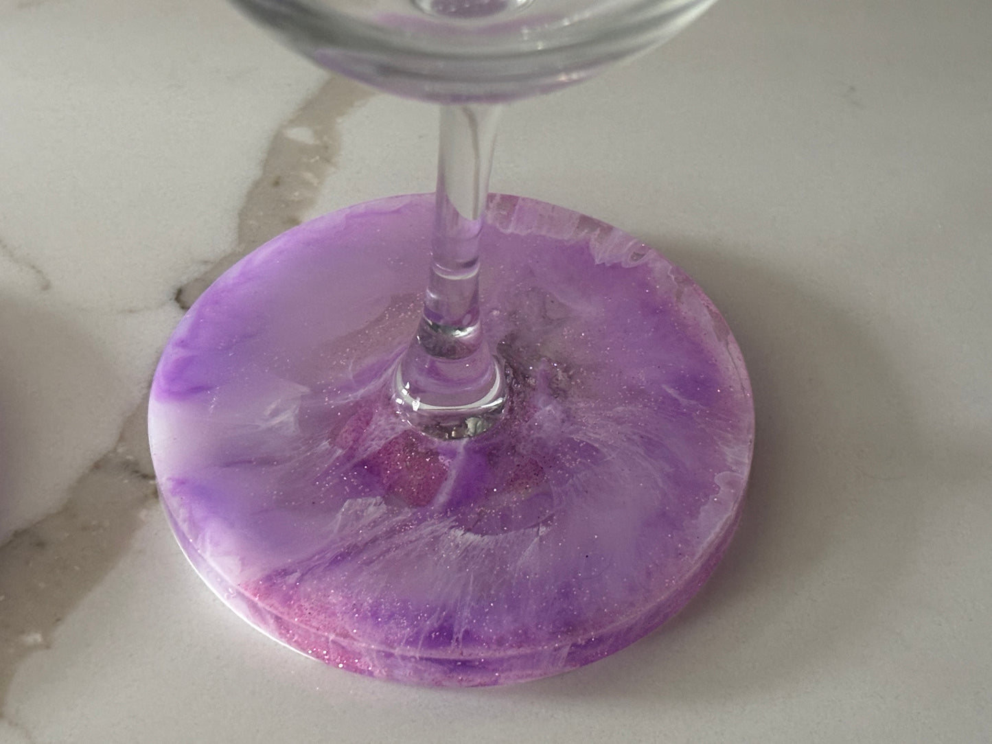 🥂 Resin Base Wine Glass
