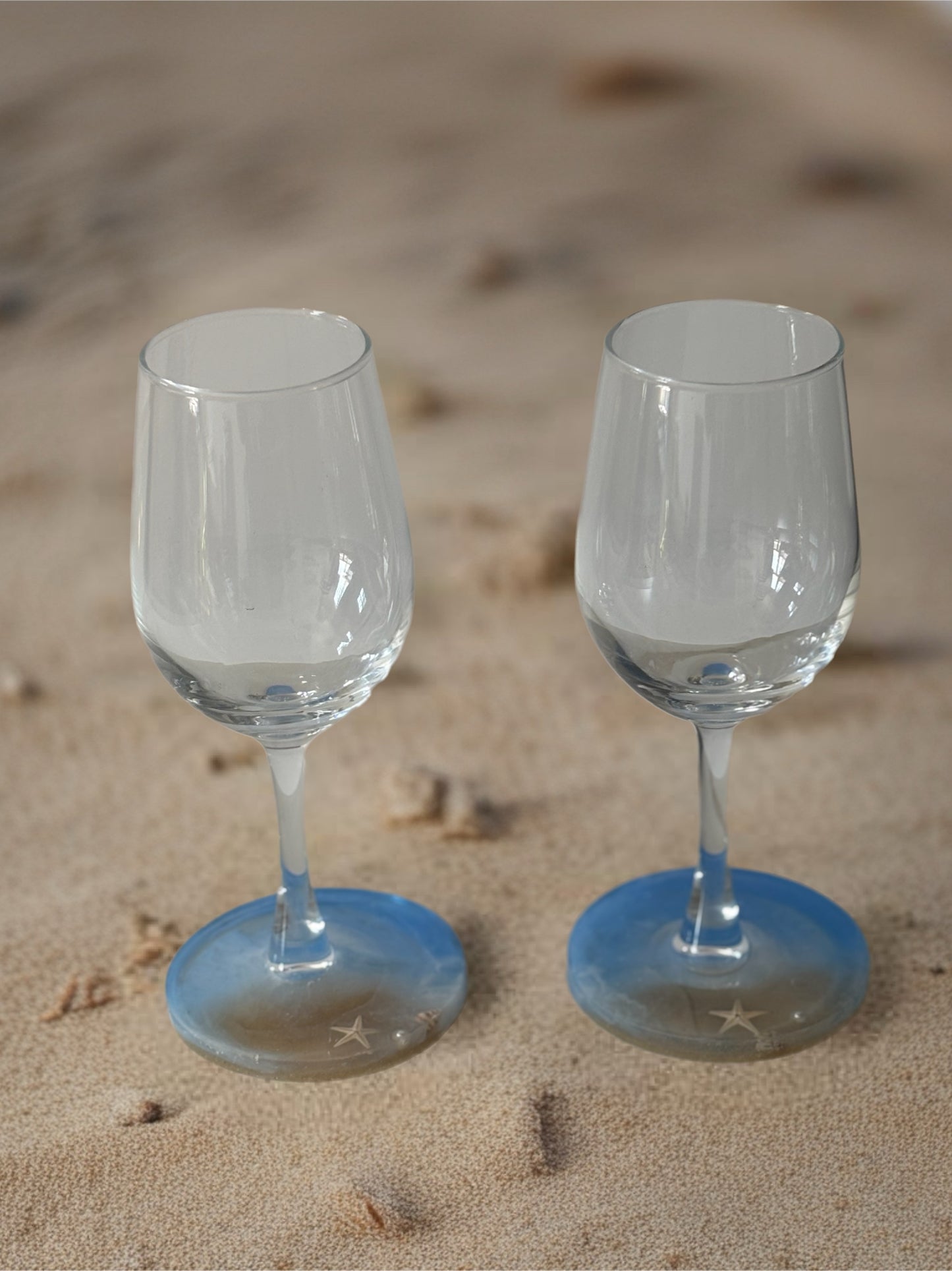 🥂 Resin Base Wine Glass
